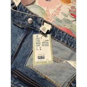 High Waist H&M Denim Shorts NWT Size 16